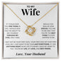 To My Wife - Life, Love, Best Friend (Love Knot)