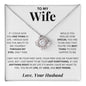 To My Wife - Life, Love, Best Friend (Love Knot)