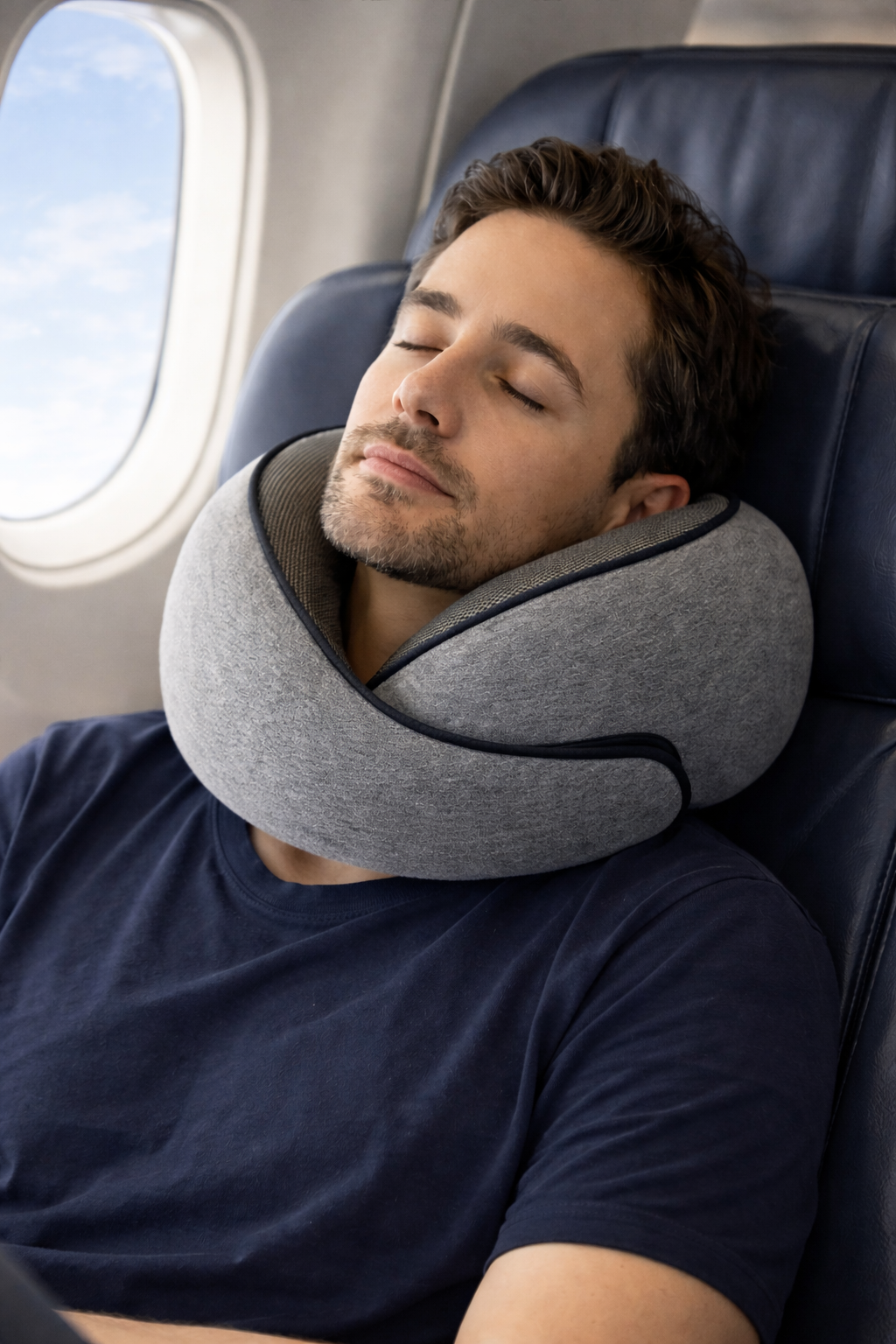 DriftNest™ Memory Foam Travel Neck Pillow