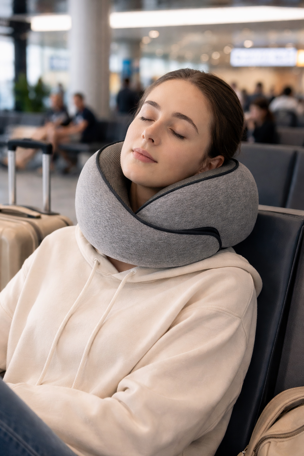 DriftNest™ Memory Foam Travel Neck Pillow