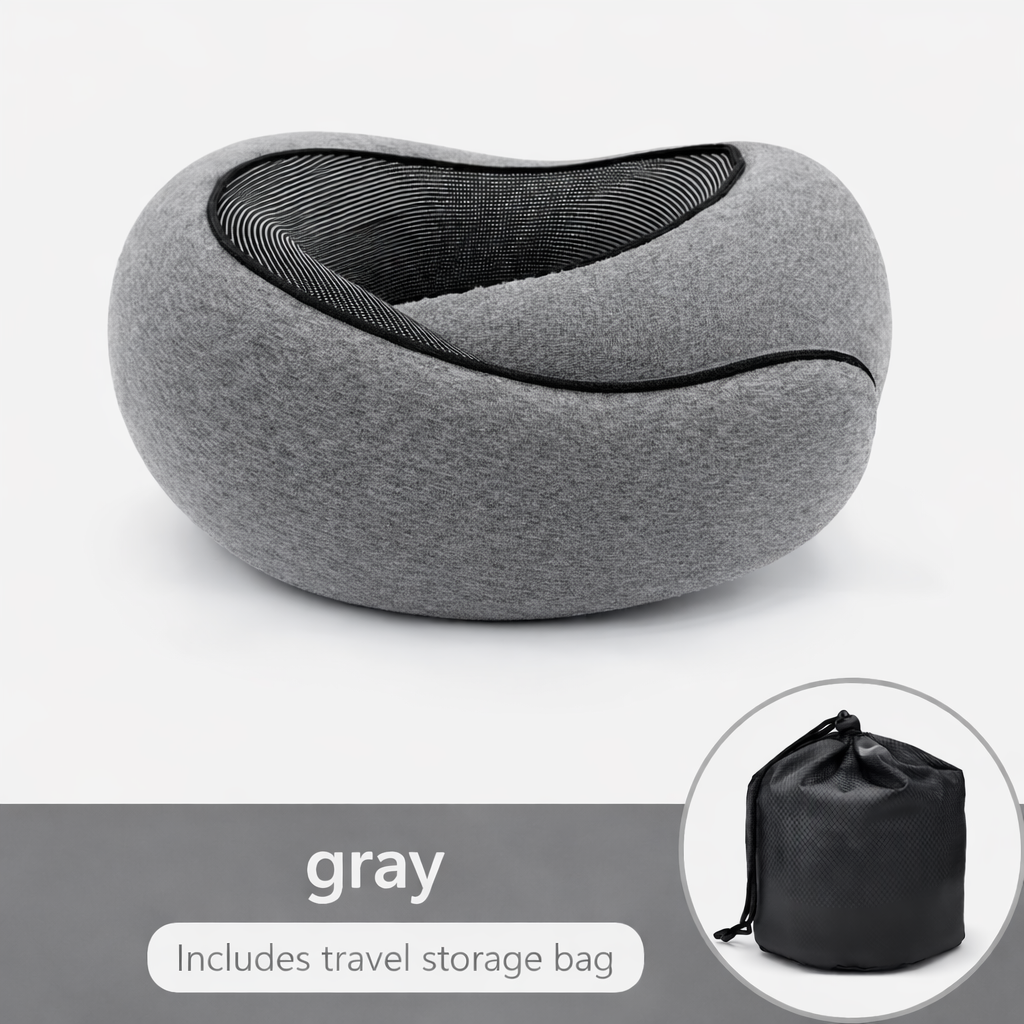 DriftNest Memory Foam Travel Pillow